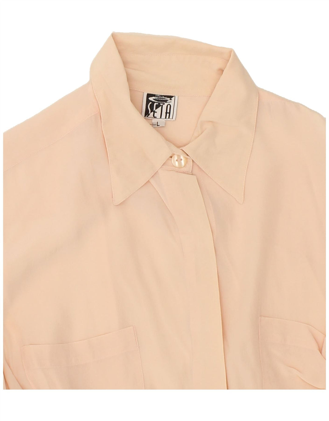 SETA Womens Shirt Blouse UK 16 Large Pink Vintage SETA and Second-Hand SETA from Messina Hembry 