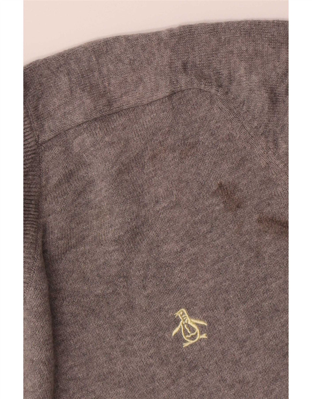 Penguin Herre V-hals sweater Stor Grå