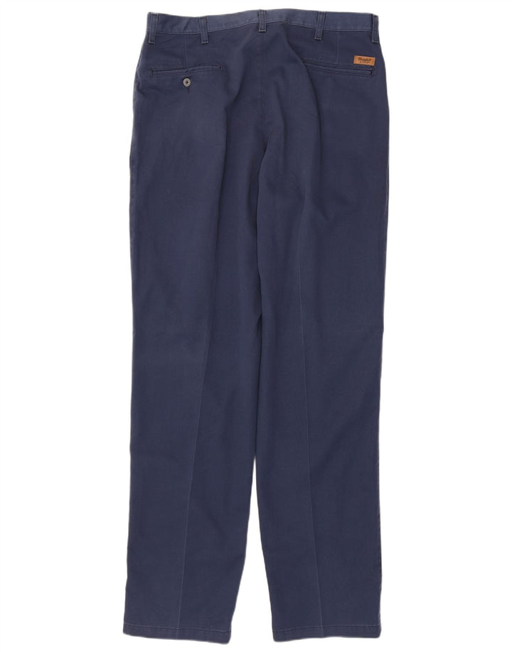 WRANGLER Herre Riata Pegged Chino Bukser W38 L36 Marineblå Bomuld