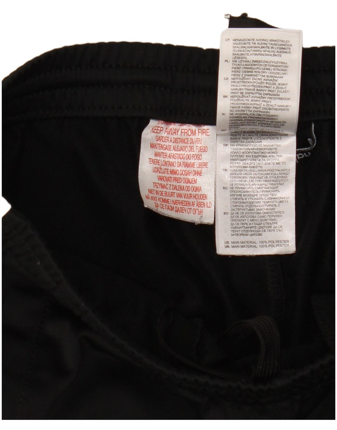 Adidas Drenge Træningsdragt Bukser Joggers 11-12 År Sort Polyester