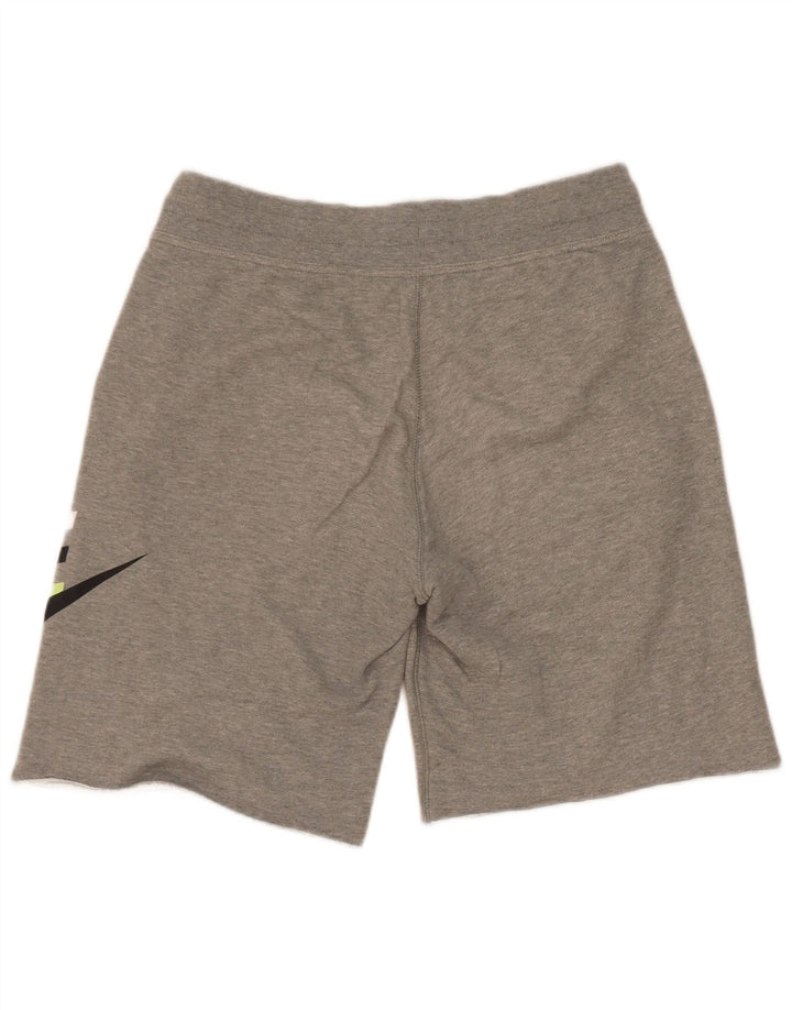 Nike grafiske sportsshorts til mænd, små grå bomuld