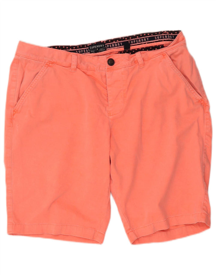 SUPERDRY Womens Chino Shorts XL W36 Pink Cotton