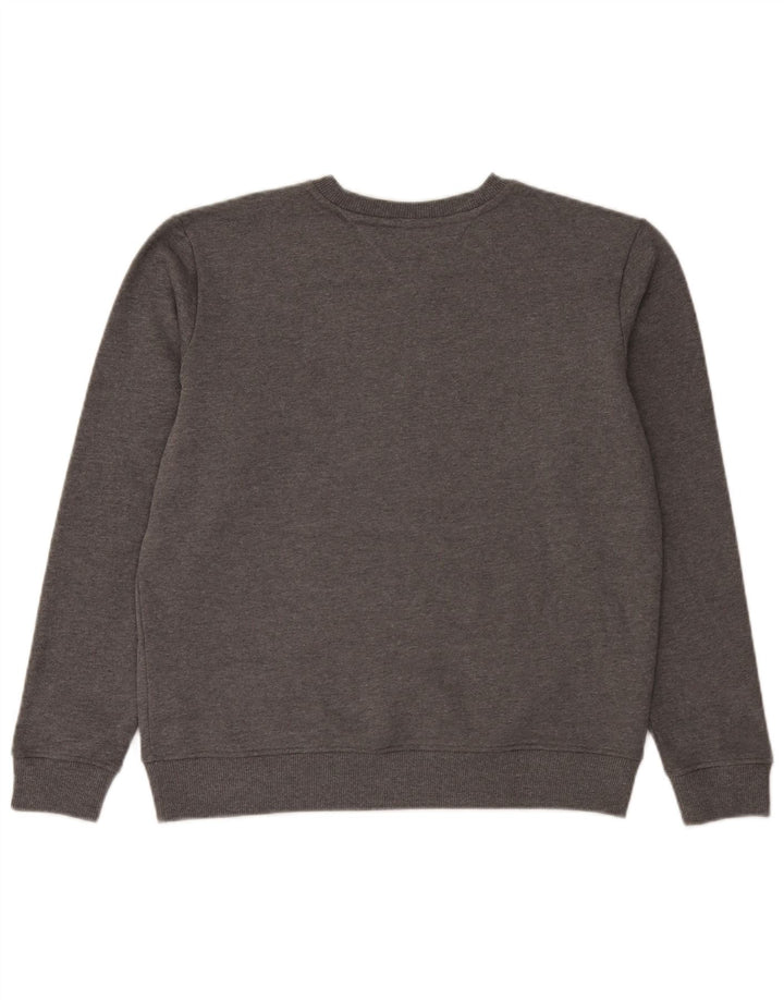 Tommy Hilfiger Herre Grafisk Sweatshirt Jumper Stor Grå Bomuld