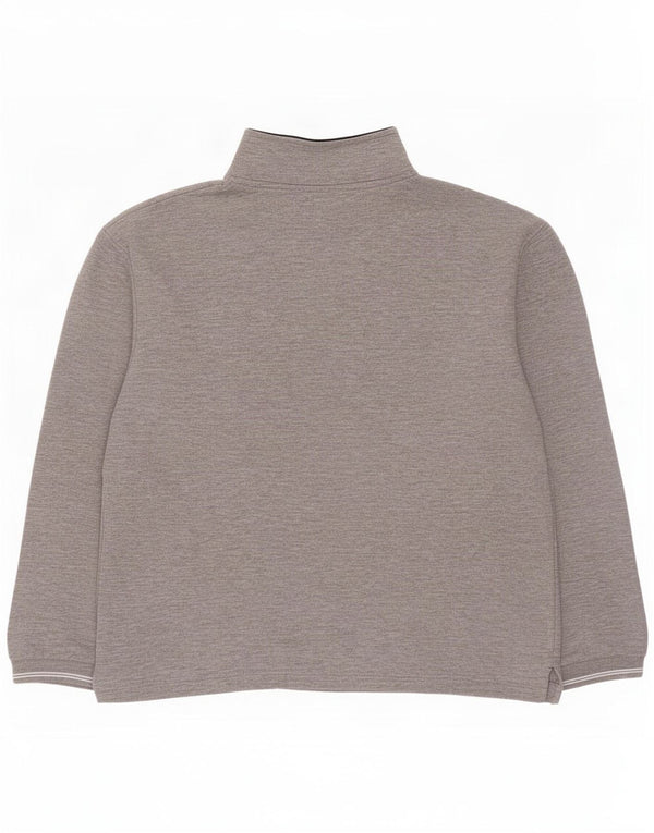 Reebok Boys Sweatshirt-trøje med lynlås 15-16 år Grå Farveblok