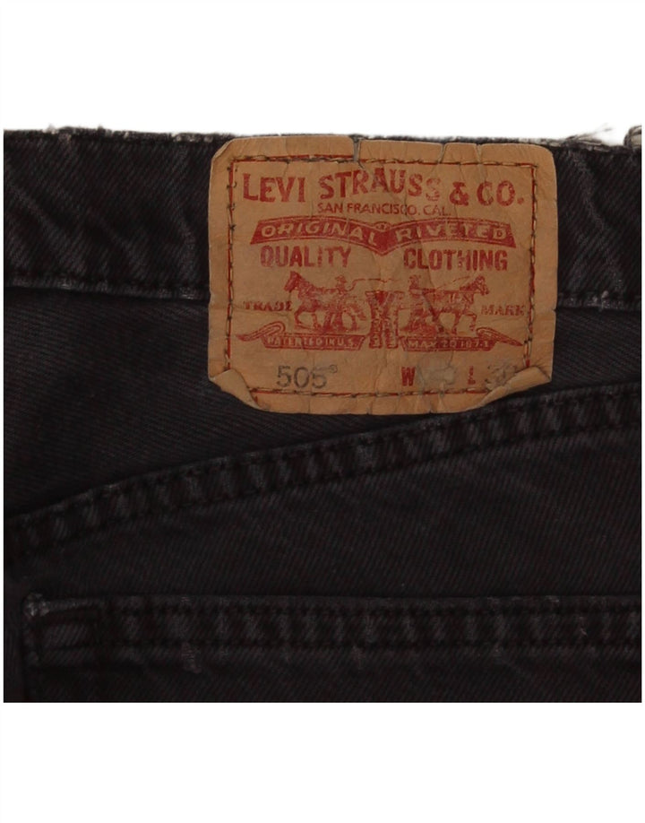 Levi's Womens 505 denimshorts W30 mellemgrå