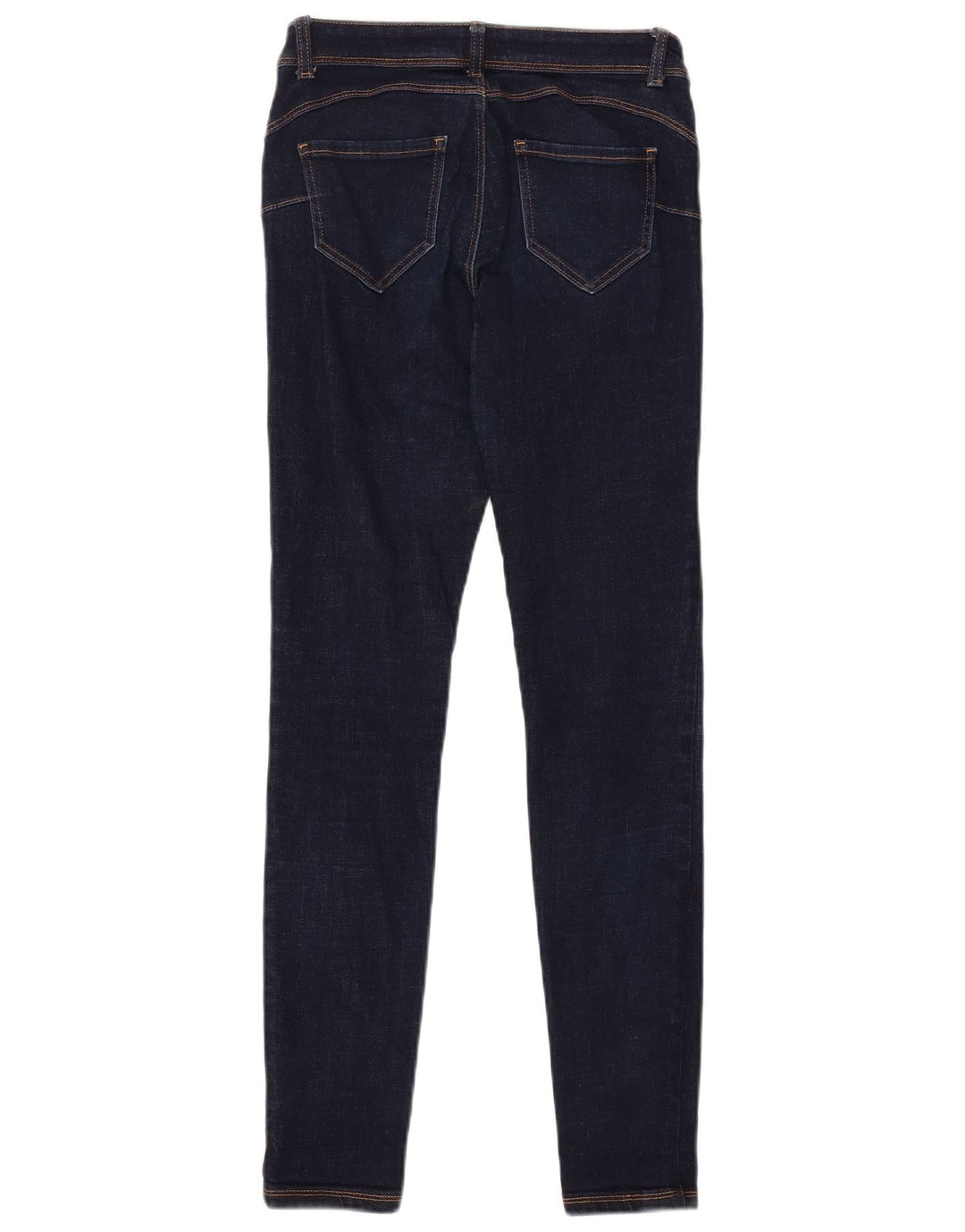 BENETTON Dame Skinny Jeans W28 L30 Marineblå polyester