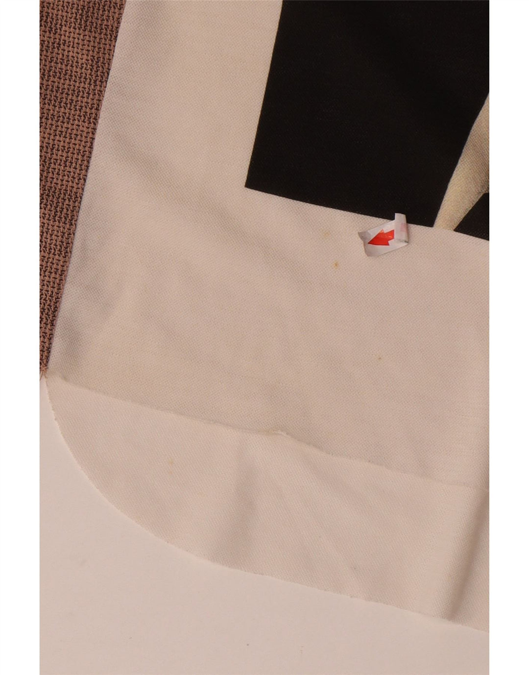 Zara Dame Oversized grafisk top 3/4 ærme UK 10 Small White