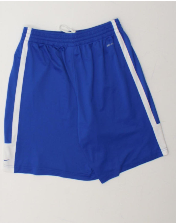 NIKE Mens Dri Fit Sport Shorts Medium  Blue Colourblock Polyester Vintage Nike and Second-Hand Nike from Messina Hembry 