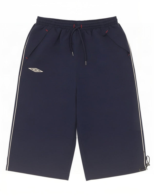 Umbro drenge grafiske bermuda sportsshorts 12-13 år XL marineblå polyester