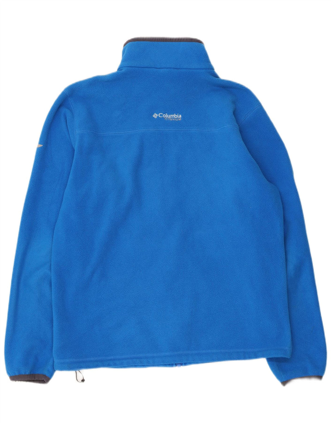 Columbia Herre Titanium Fleece Jakke UK 38 Medium Blue Polyester