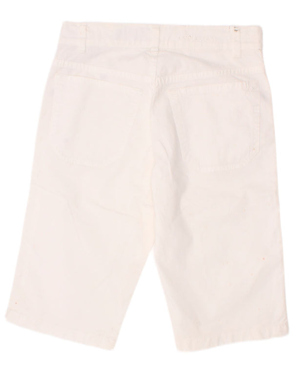 Jeckerson Boys Casual Shorts 10-11 år W25 Hvid Bomuld