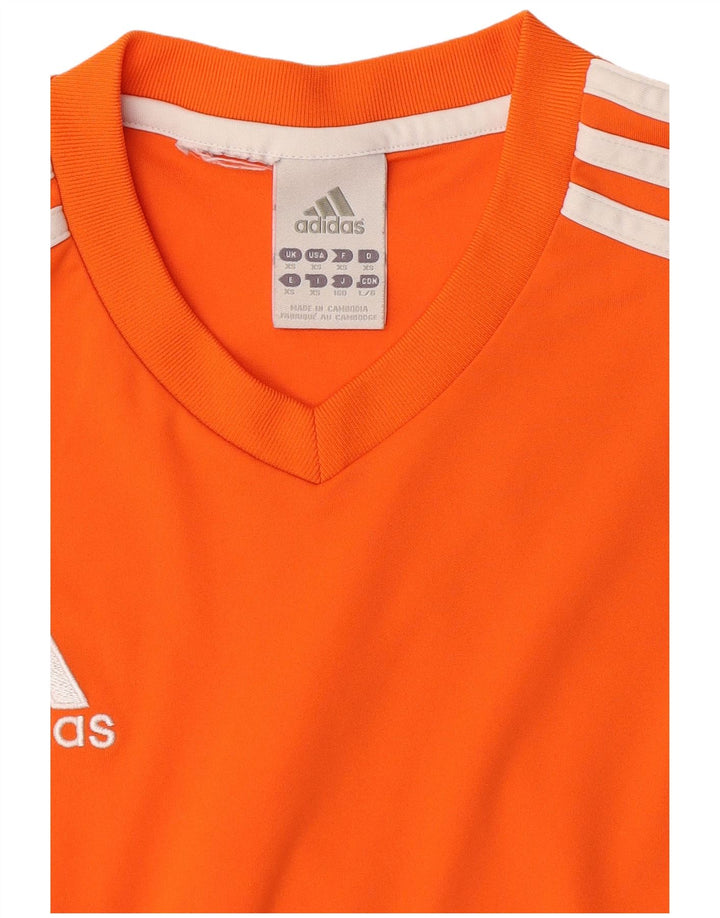 Adidas Herre Climalite T-Shirt Top XS Orange