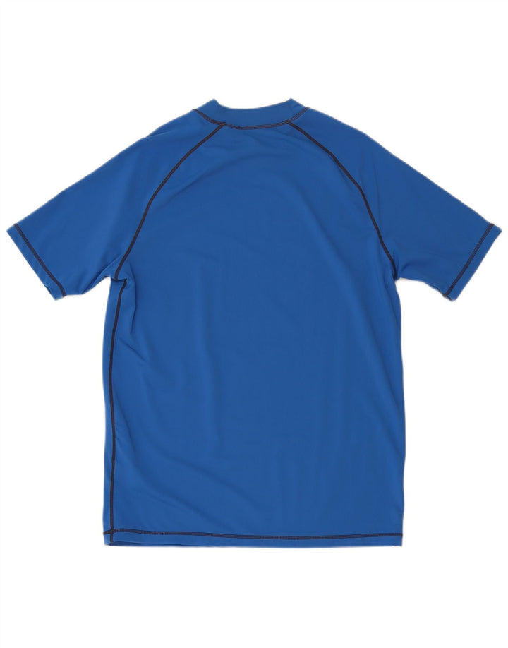 MOUNTAIN WAREHOUSE Mens T-Shirt Top Medium Blue Polyamide
