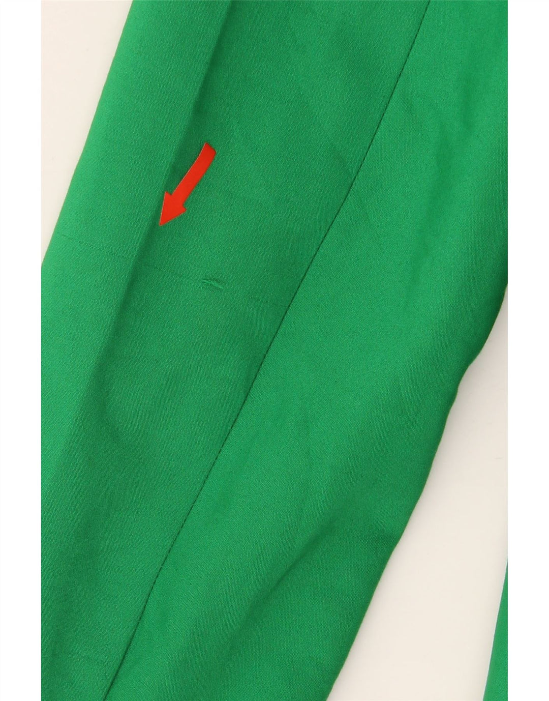 Zara Womens Crop 1-knap blazerjakke UK 18 XL Grøn polyester