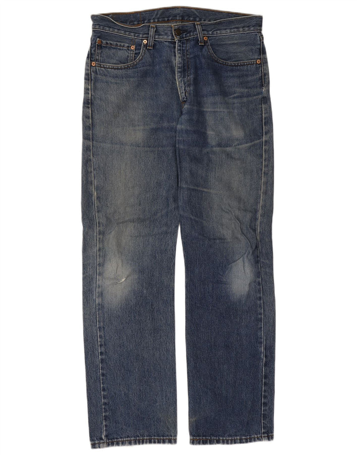 Levi's Herre 751 lige jeans W34 L32 blå bomuld