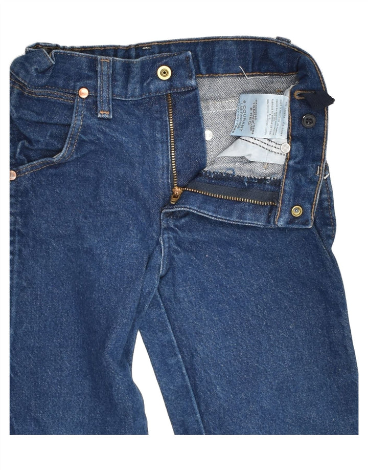 WRANGLER Girls Straight Jeans 5-6 Years W22 L21  Blue Cotton | Vintage Wrangler | Thrift | Second-Hand Wrangler | Used Clothing | Messina Hembry 