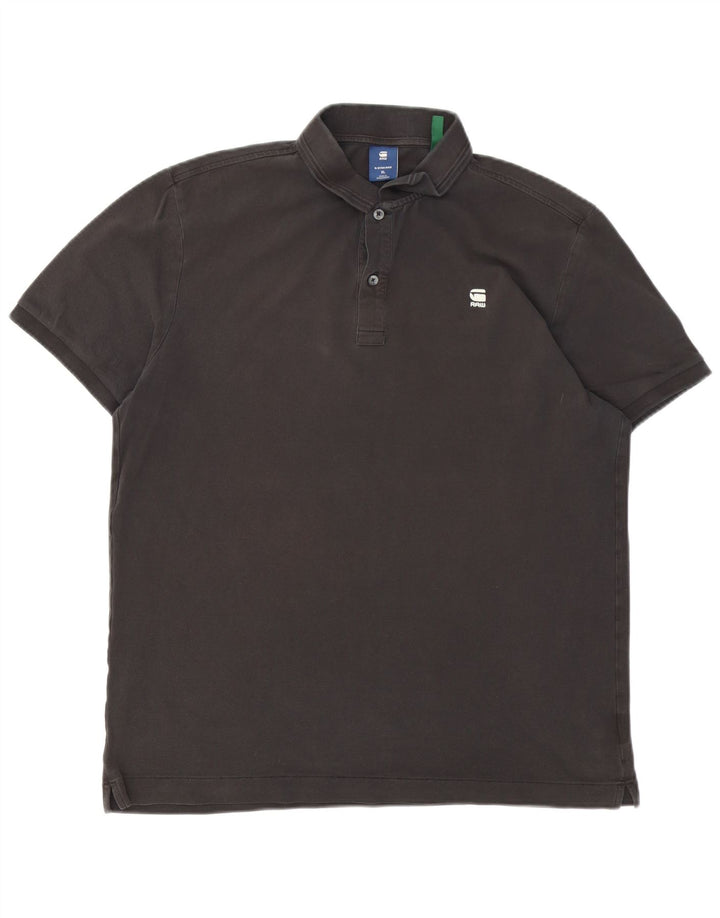G-Star herre poloshirt XL sort bomuld