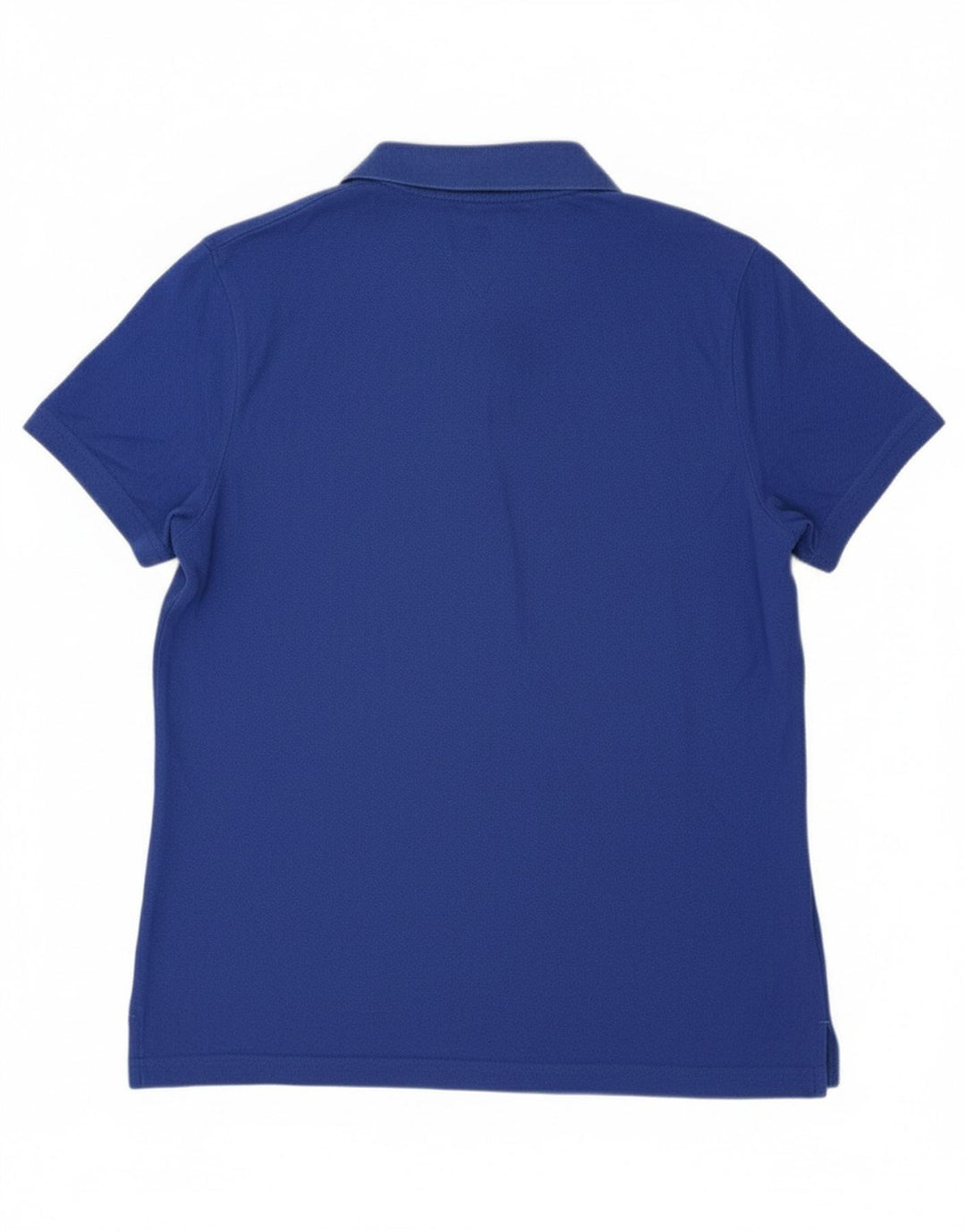 TOMMY HILFIGER Womens Polo Shirt UK 12 Medium Blue Cotton