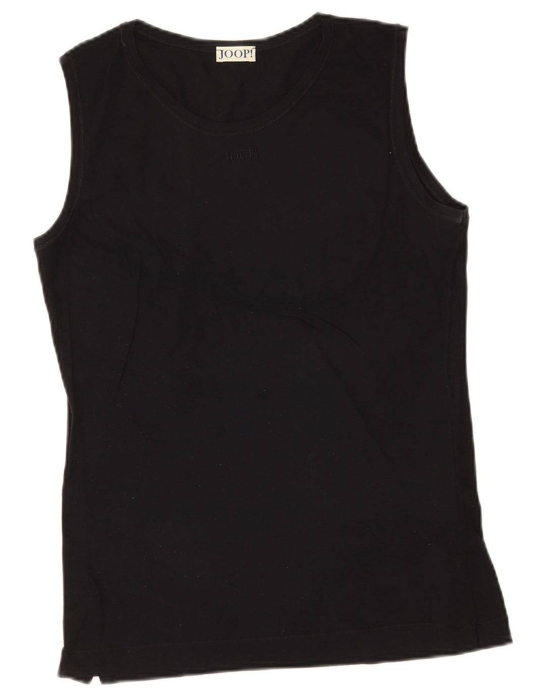 Joop Herrevest Top Medium Sort Bomuld