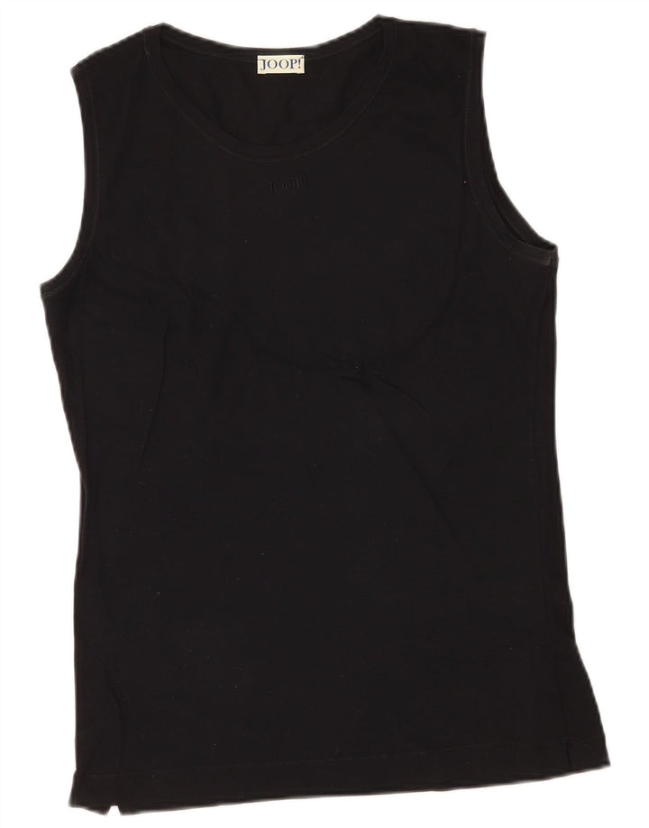 Joop Herrevest Top Medium Sort Bomuld