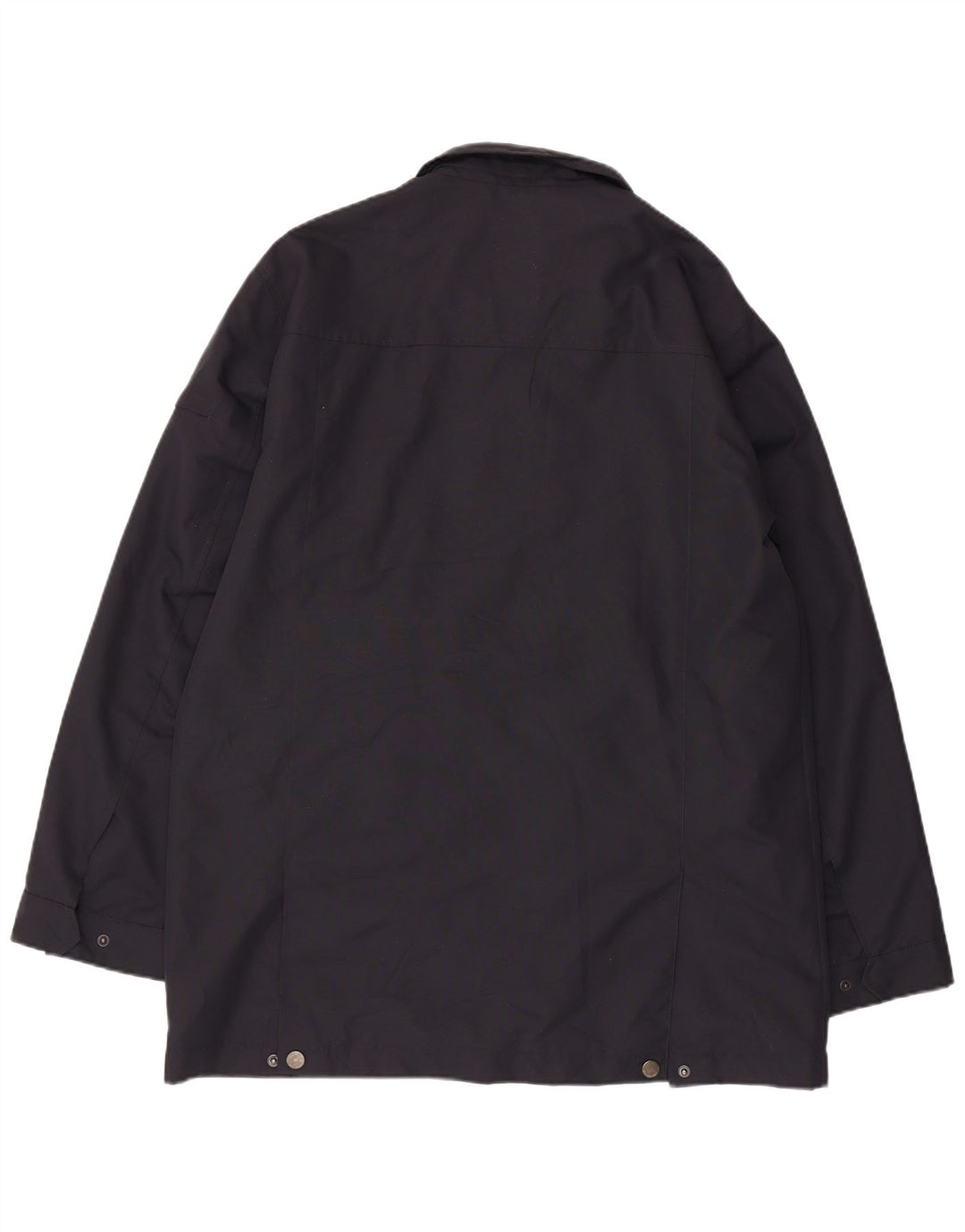 IVY OXFORD Herre Windbreaker Jacket IT 50 Large Navy Blue Polyester