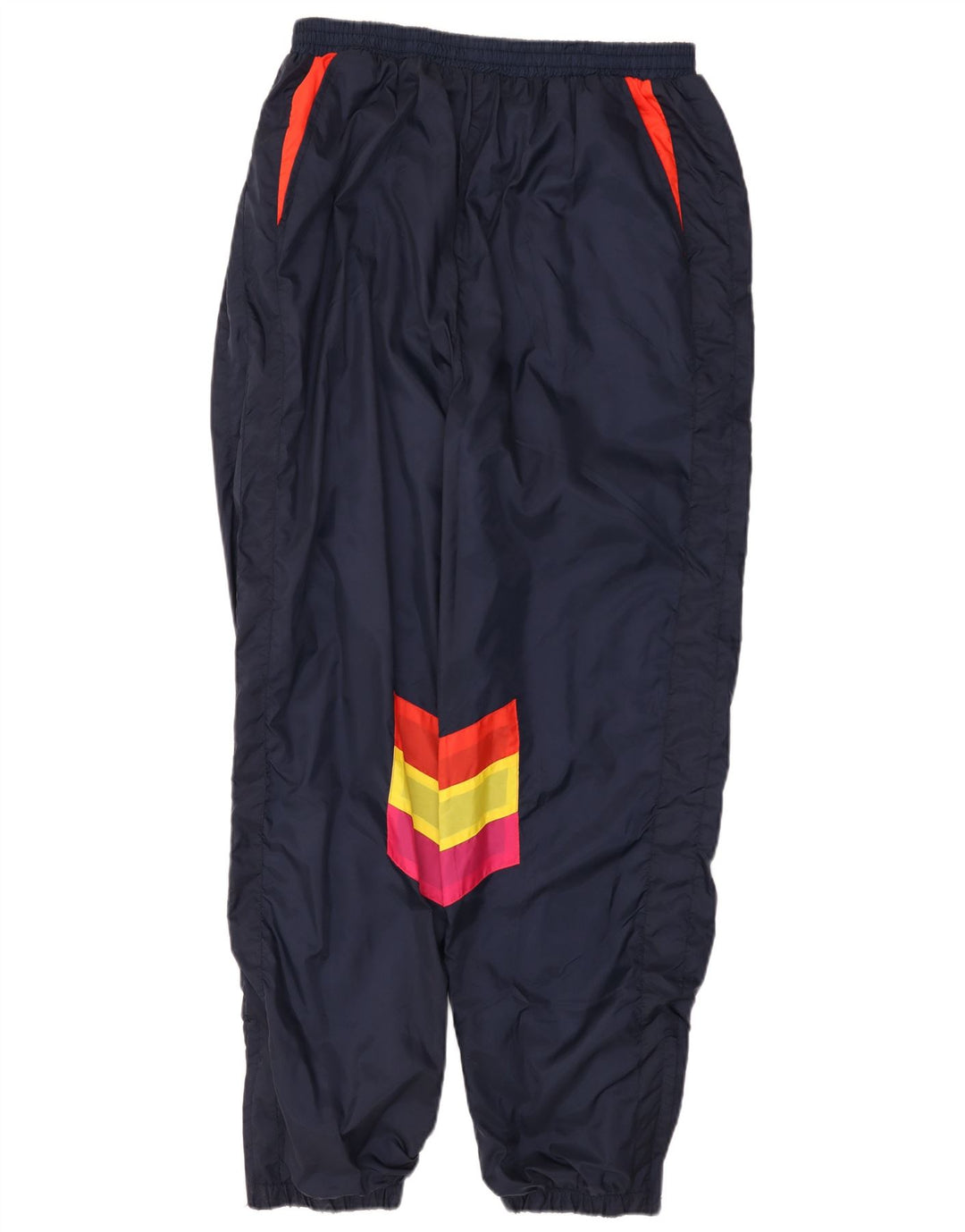 Vintage træningsdragt til mænd Joggers Medium Navy Blue Colourblock