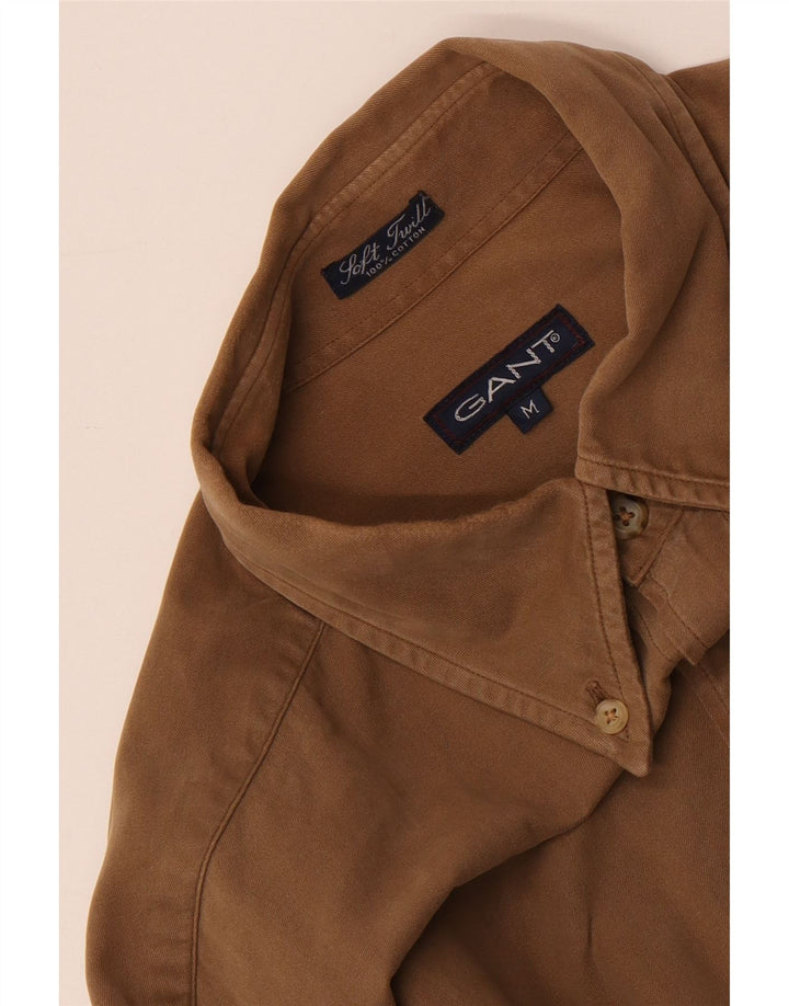Gant Herre Loose Fit skjorte medium brun bomuld