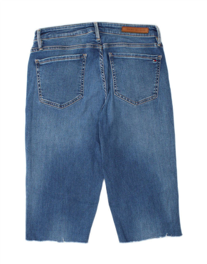 TOMMY HILFIGER Womens Denim Bermuda Shorts W30 Medium  Blue Cotton Vintage Tommy Hilfiger and Second-Hand Tommy Hilfiger from Messina Hembry 