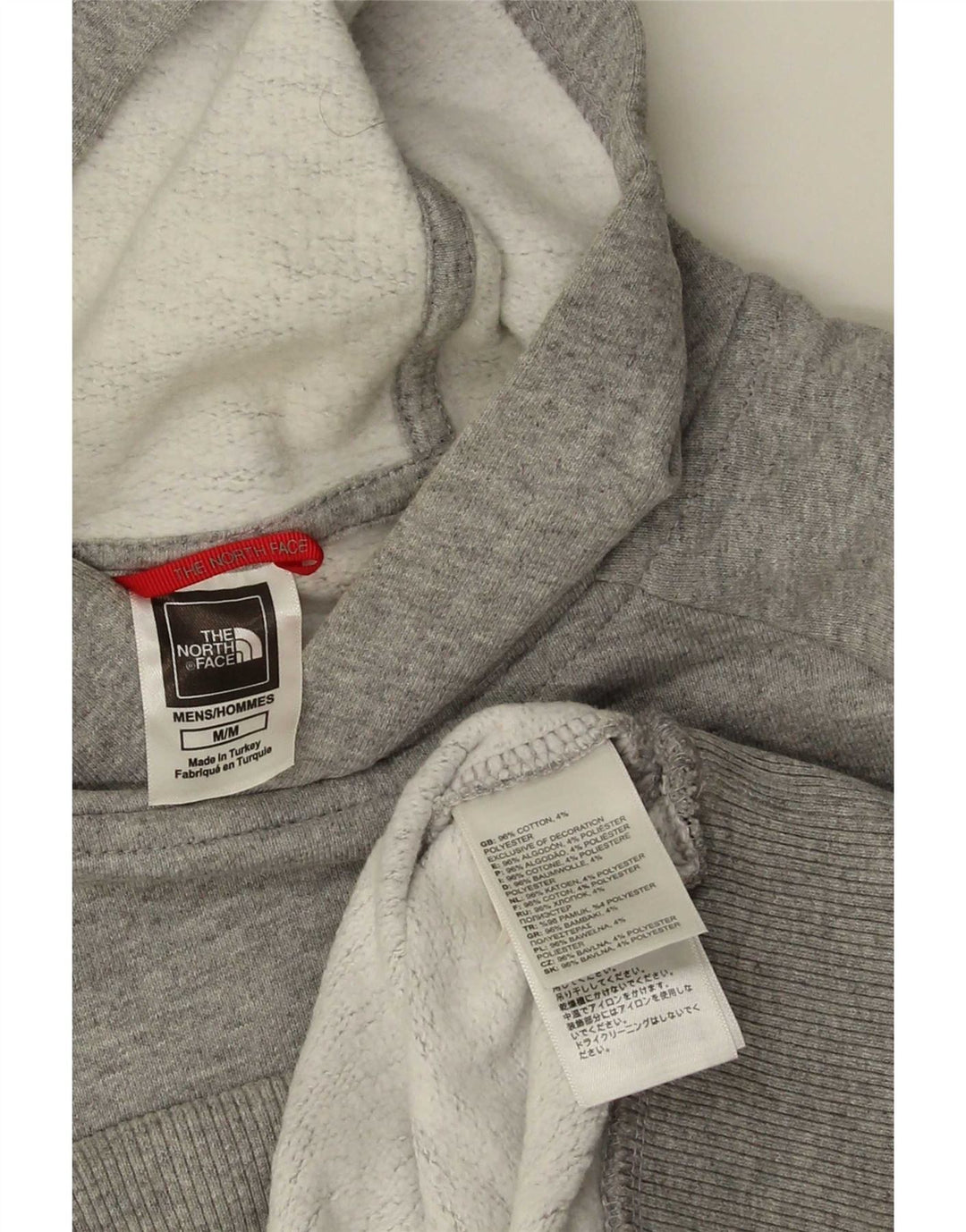 The North Face Herre grafisk hættetrøje Jumper Medium Grå Bomuld