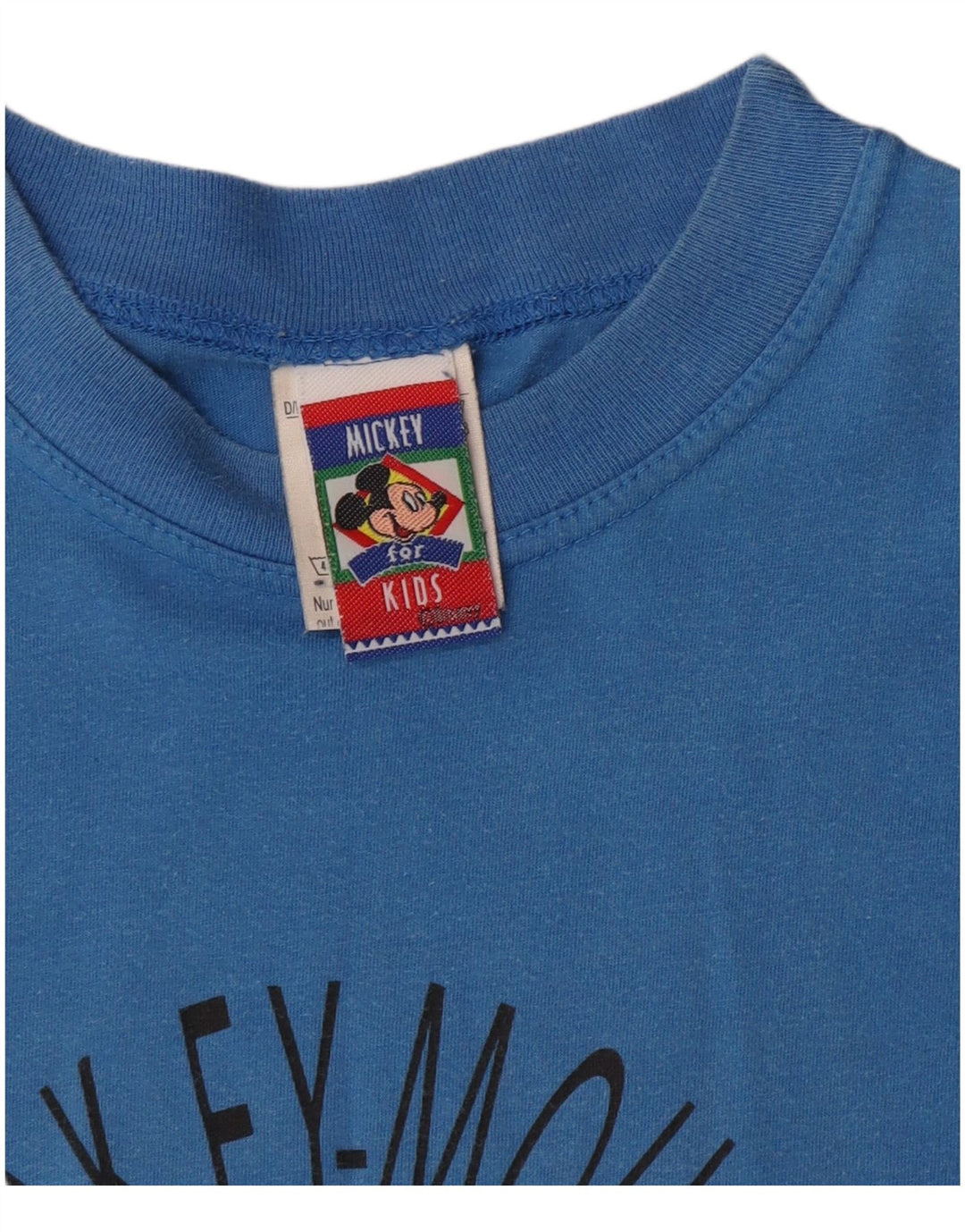 Nike drenge Mickey Mouse grafisk T-shirt top 7-8 år blå bomuld