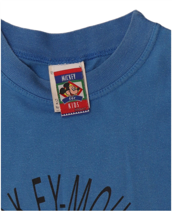 Nike drenge Mickey Mouse grafisk T-shirt top 7-8 år blå bomuld
