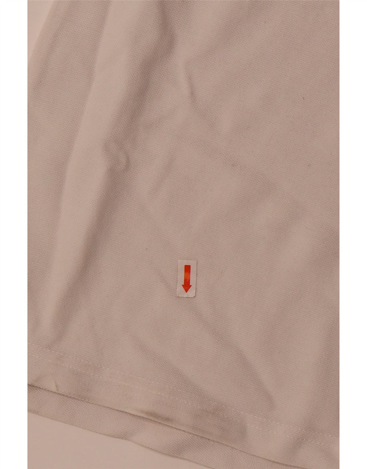 CREW TØJ Herre poloshirt Stor hvid bomuld