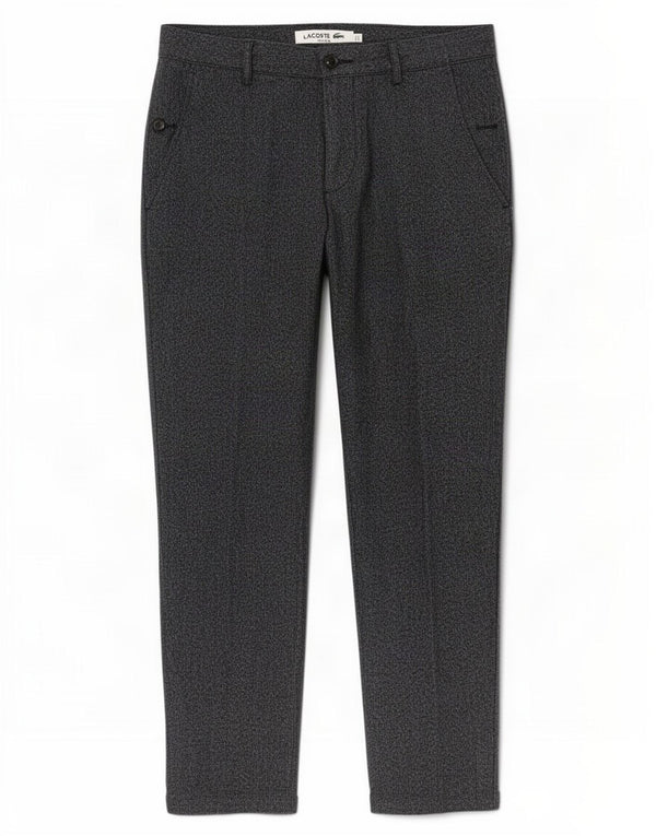 Lacoste Herre Slim Fit Chino Bukser Størrelse 40 Medium W32 L28 Marineblå