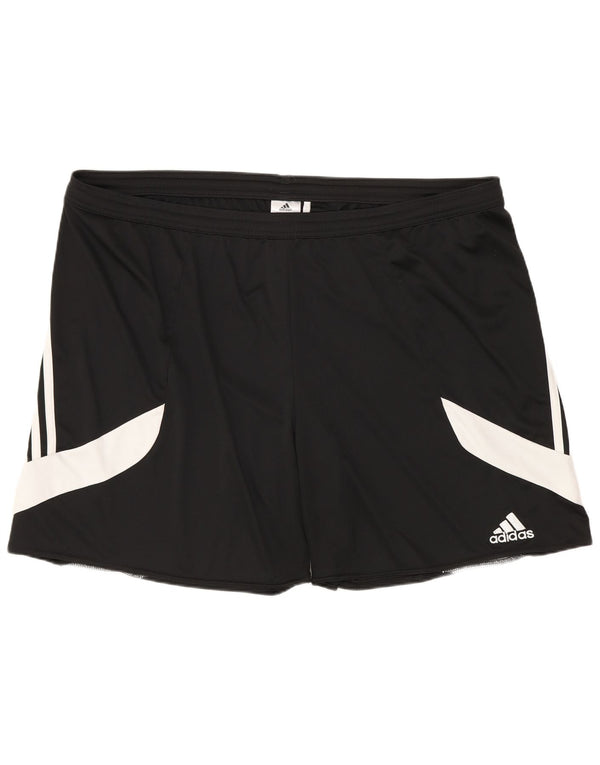 Adidas Herre Climalite Sport Shorts 2XL Sort Colourblock Polyester