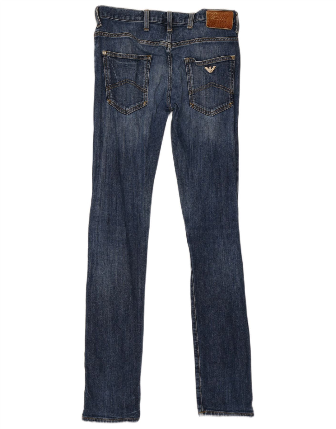 Armani Dame Skinny Jeans W28 L33 Blå Bomuld