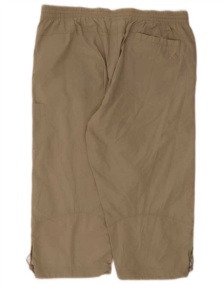 Adidas Herre Capri Træningsdragt Bukser XL Beige Polyester