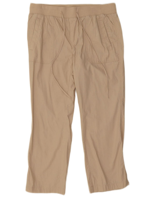 Marks & Spencer Korte Chinobukser til kvinder UK 14 Large W32 L26 Beige