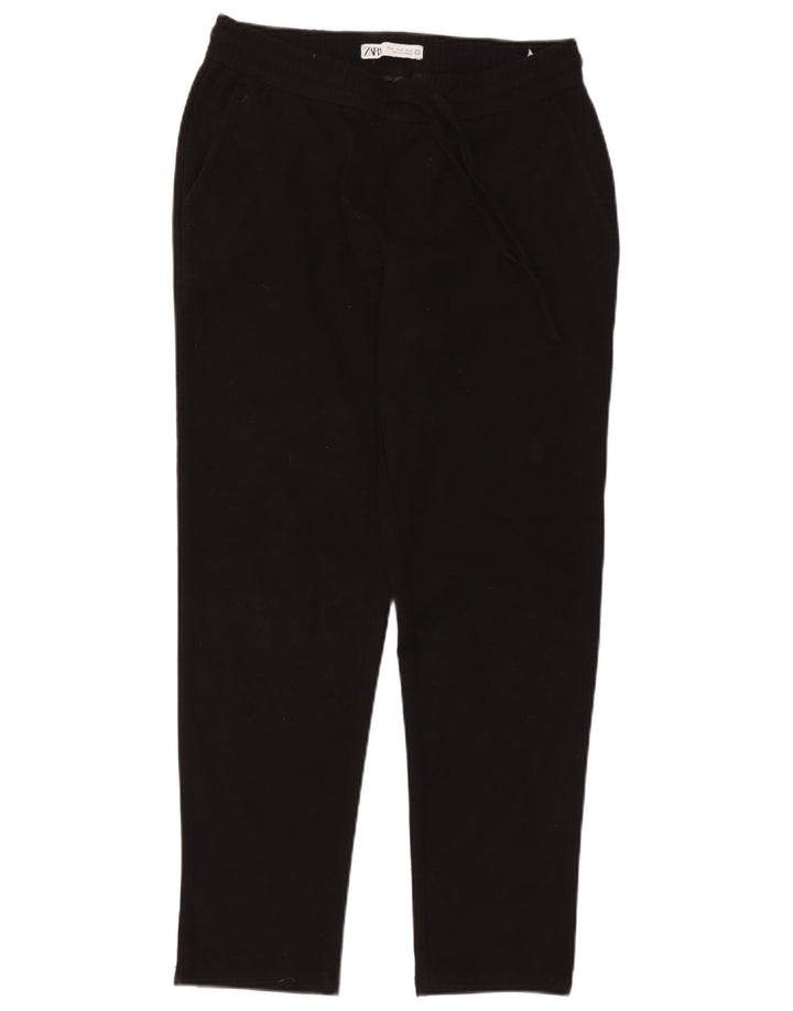 Zara Herre Tapered Chino Bukser Medium W31 L29 Sort Polyester