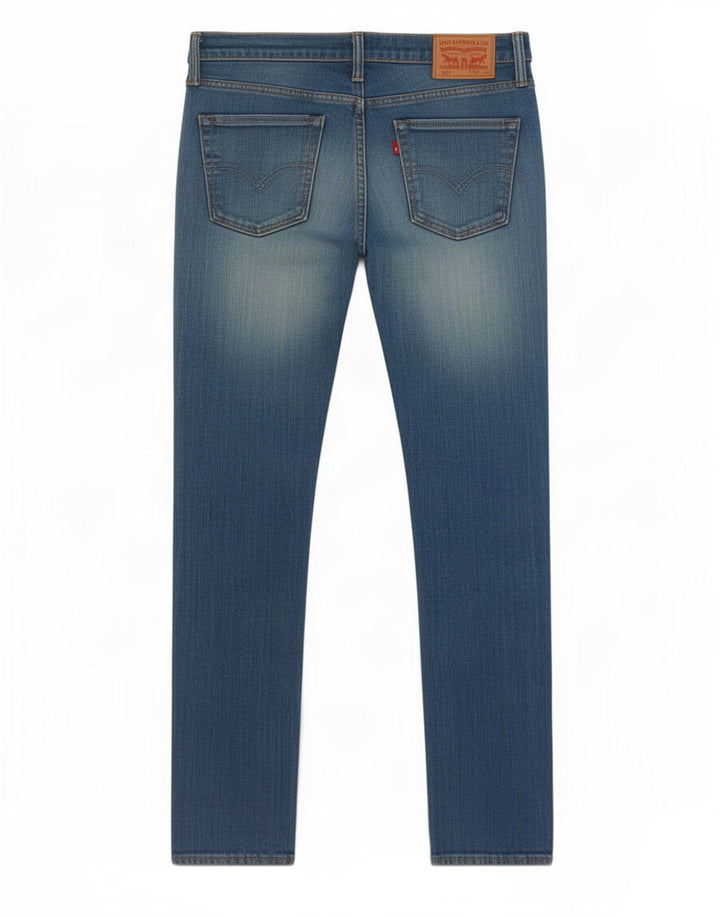 Levi's Herre 511 Slim Jeans W34 L32 Blå Bomuld