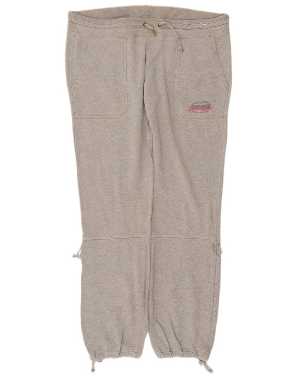 Champion Womens træningsdragt Bukser Joggers UK 18 XL Grå Flecked Bomuld