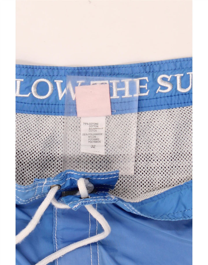 SUNDEK Herre badeshorts Medium Blue Colourblock Bomuld