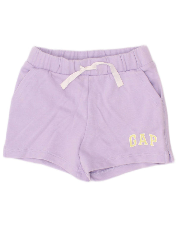 Gap Baby Girls Grafiske sportsshorts 18-24 måneder Lilla bomuld