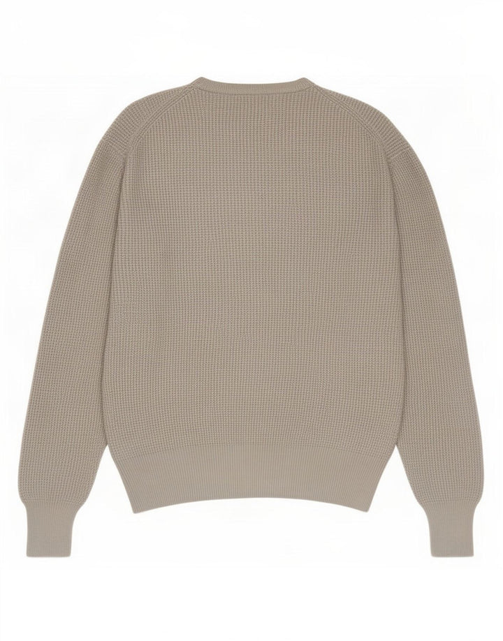 All Saints Herre Crew Neck sweater mellemgrå bomuld