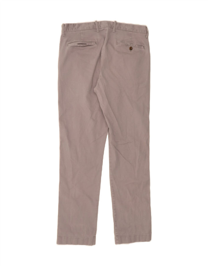 J. CREW Mens Flex Slim Chino Trousers W32 L32  Grey Cotton Vintage J. Crew and Second-Hand J. Crew from Messina Hembry 