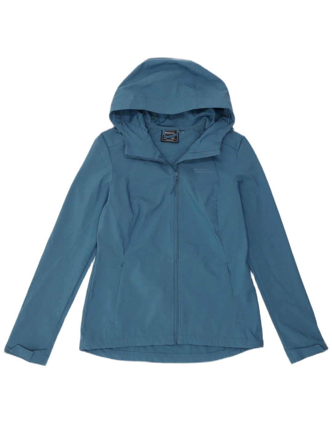 MOUNTAIN WAREHOUSE Dame Regnjakke med hætte UK 6 XS Blå Polyester