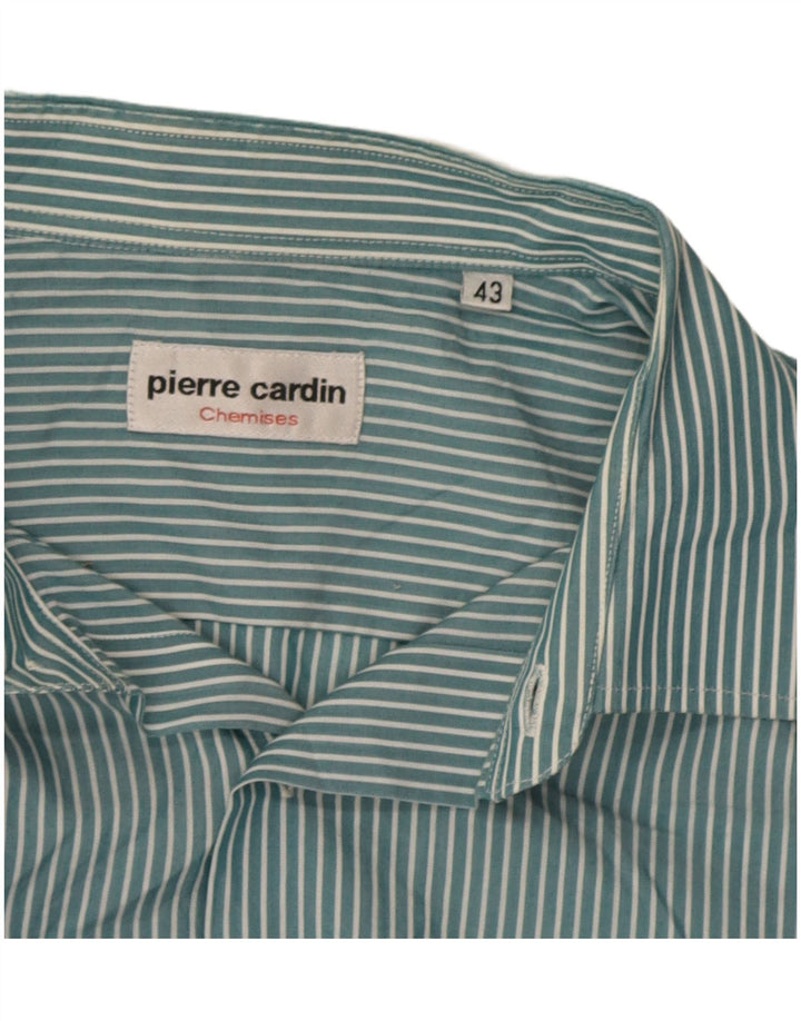 Pierre Cardin Herreskjorte str. 43 XL Blå nålestribe