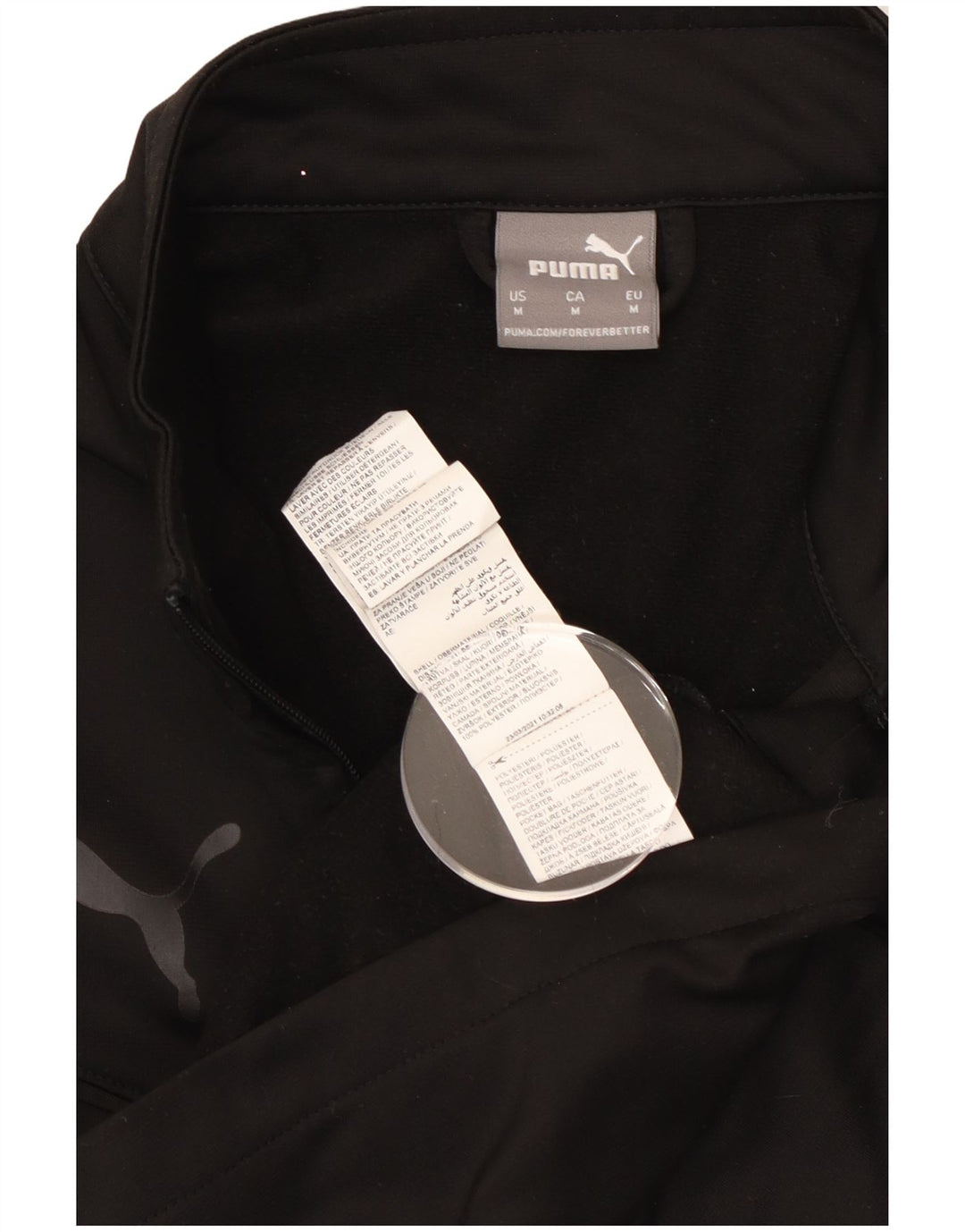 Puma Træningsdragt til mænd Topjakke Medium Sort Polyester