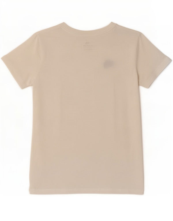 Nike T-shirt top UK 6 XS hvid bomuld