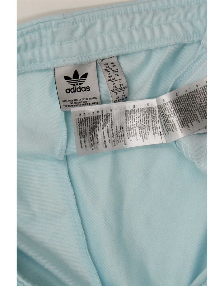 Adidas Dame træningsdragt Bukser UK 24/26 2XL Blå Polyester