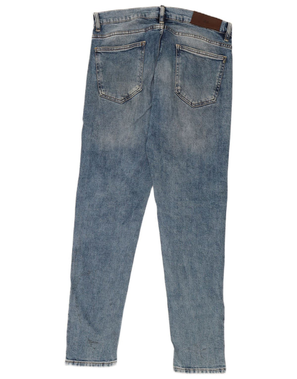 Zara Herre Slim Jeans Str. 42 Large W32 L31 Blå